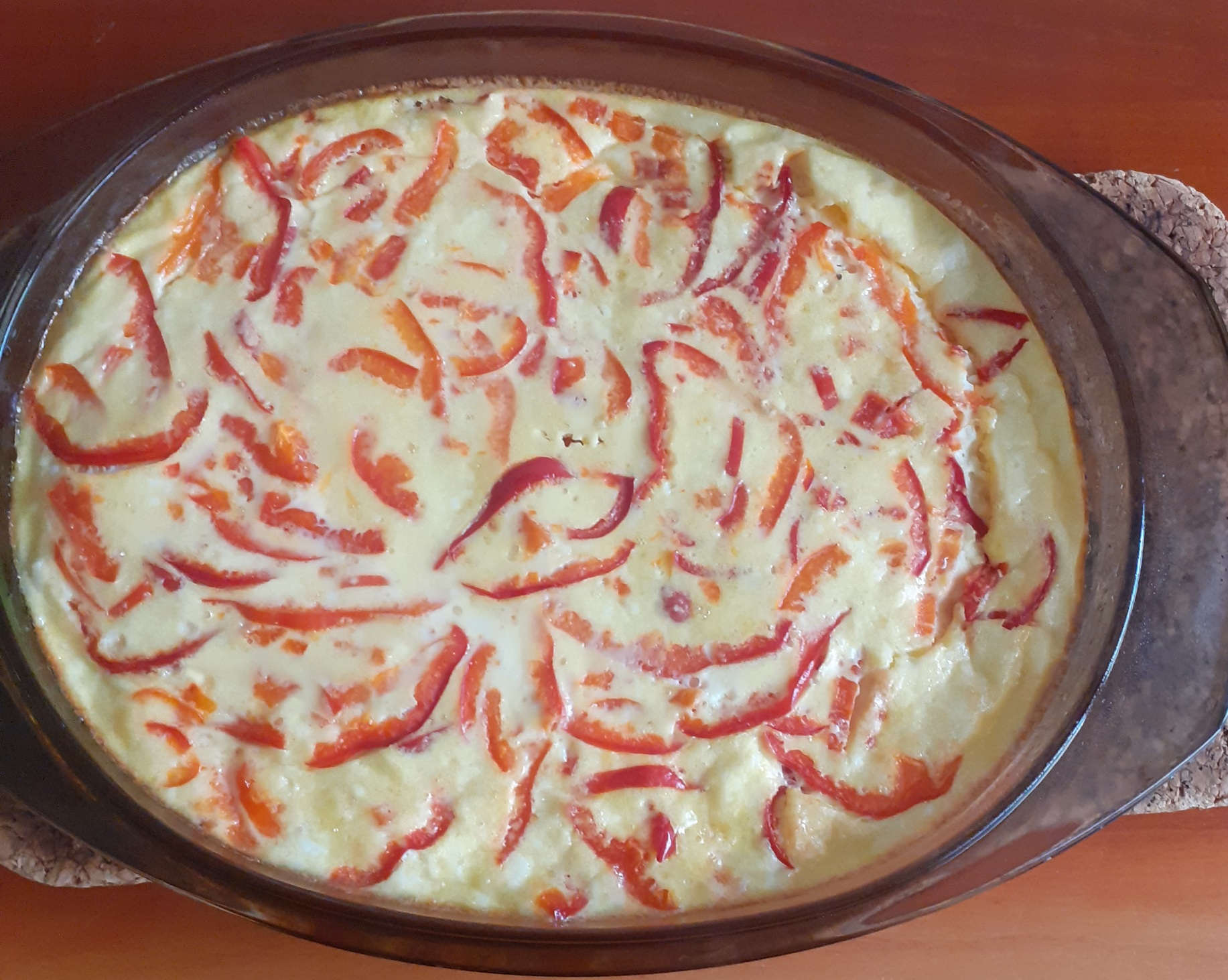 Omelet met paprika