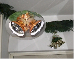 Kerstdecoratie - guirlande met kerstklokken Guirlande met kerstklokken