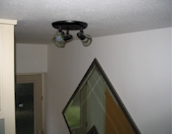 De hal klaarmaken voor kerst Spiegel in de hal